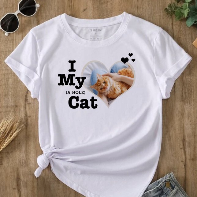 Ich Liebe meine Katzenherzen | Funny Add text and  T-Shirt (Von Creator hochgeladen)