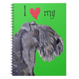 Ich Liebe meine Kerry Blue Terrier Notizblock