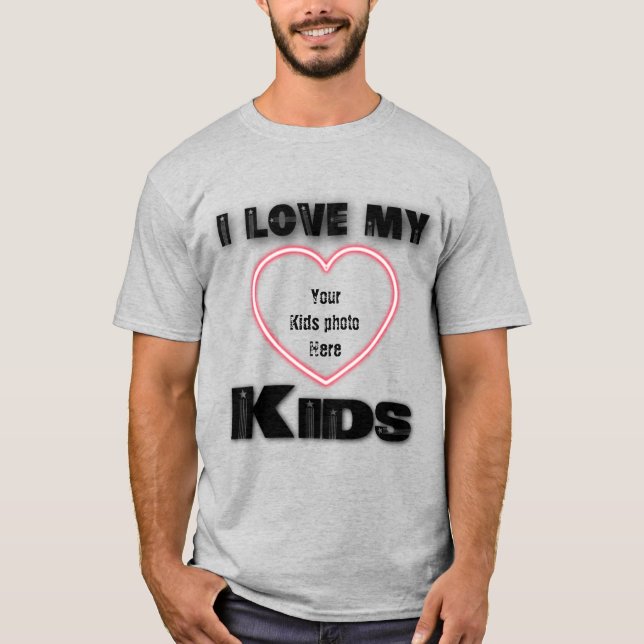 Ich Liebe meine Kinder Shirt, Liebe Shirts, Valent T-Shirt (Vorderseite)