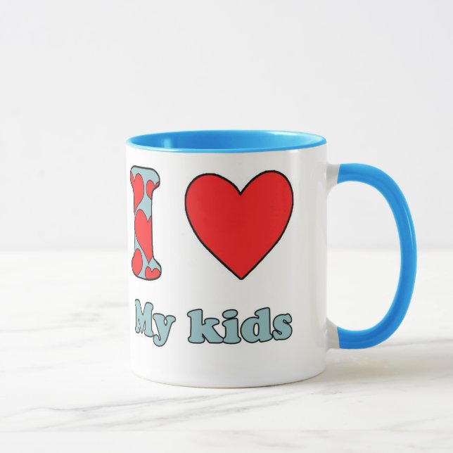 Ich Liebe meine Kinder Tasse (Rechts)