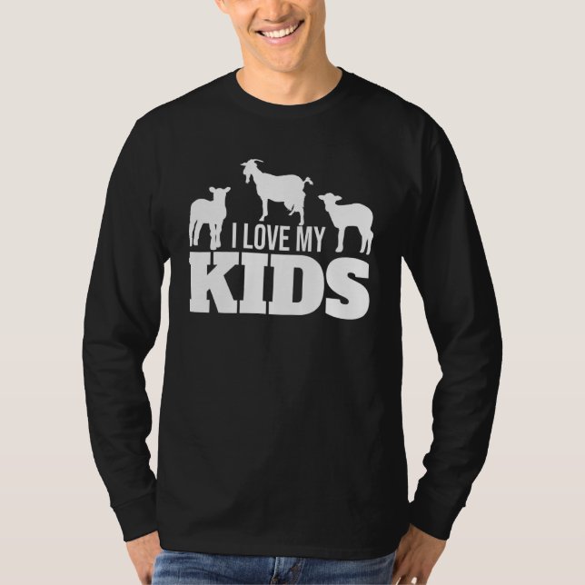 Ich Liebe meine Kindziege T-Shirt (Vorderseite)