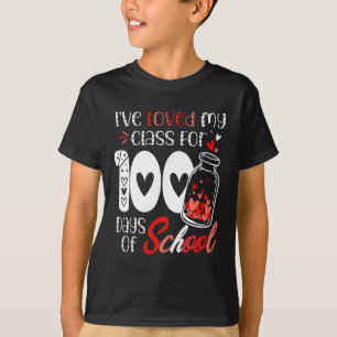 Ich Liebe meine Klasse für 100 Tage Schullehrer Va T-Shirt