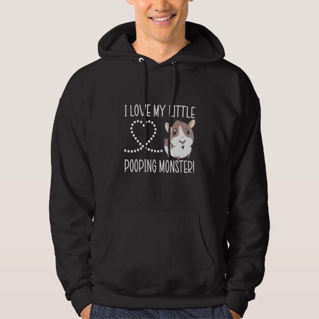 Ich Liebe meine kleine Kackend Monster-Guinea Pig  Hoodie (Vorderseite)