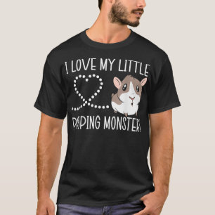 Ich Liebe meine kleine Kackend Monster Guinea Pig T-Shirt