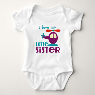 Ich Liebe meine kleine Schwester Baby Strampler