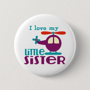 Ich Liebe meine kleine Schwester Button