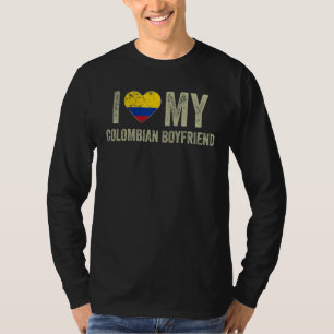 Ich Liebe meine kolumbianische Freundin Colombia F T-Shirt