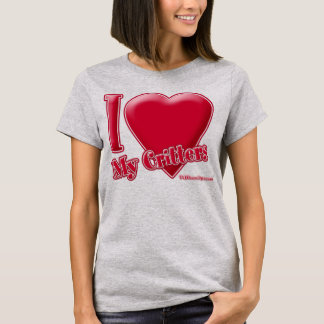 Ich Liebe meine Kritter T-Shirt