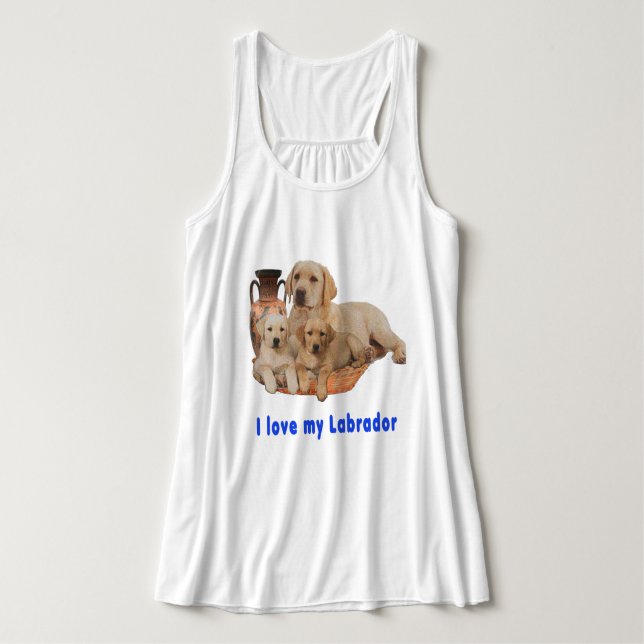 Ich Liebe meine Labrador-T - Shirt (Design Vorderseite)