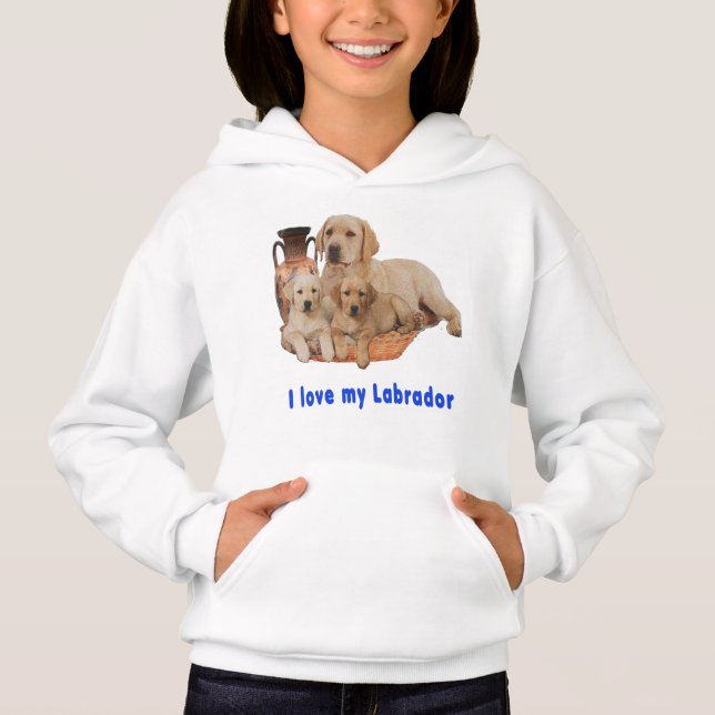 Ich Liebe meine Labrador-T - Shirt (Vorderseite)