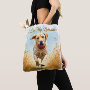 Ich liebe meine Labrador-Tragetasche
