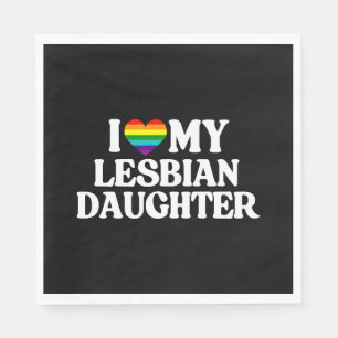 Ich Liebe meine lesbische Tochter Serviette