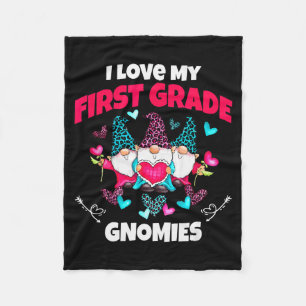Ich liebe meine lustigen Gnomies-Lehrer Valentinst Fleecedecke