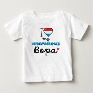 Ich Liebe meine Luxemburgerin Bopa niedlich Baby T-shirt