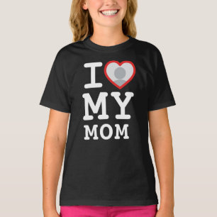Ich Liebe meine Mama Foto Textochter T-Shirt