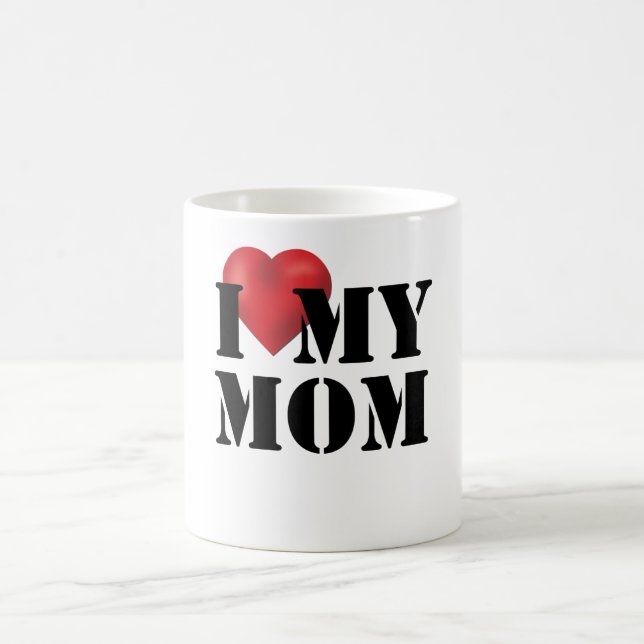 Ich Liebe meine Mama Kaffeetasse (Mittel)