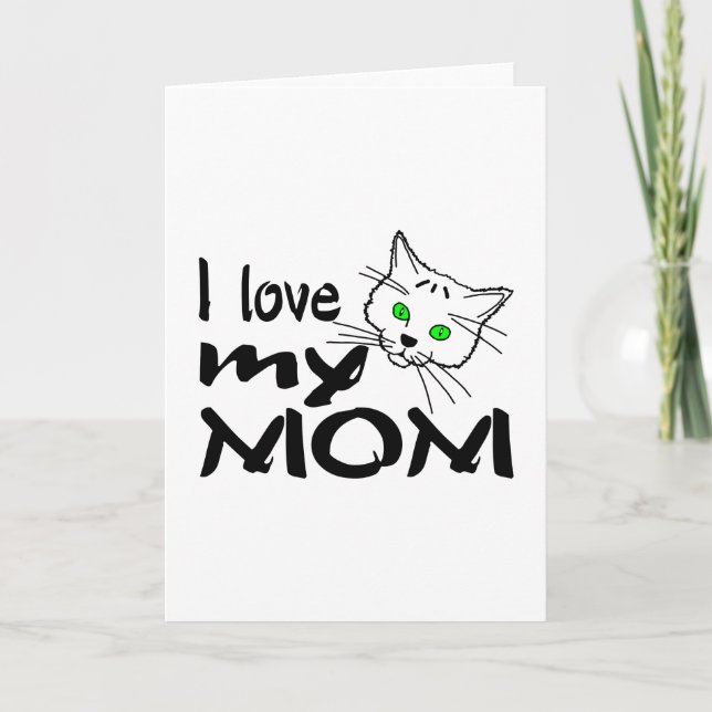 Ich Liebe meine Mama Karte (Vorderseite)
