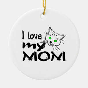 Ich Liebe meine Mama Keramik Ornament