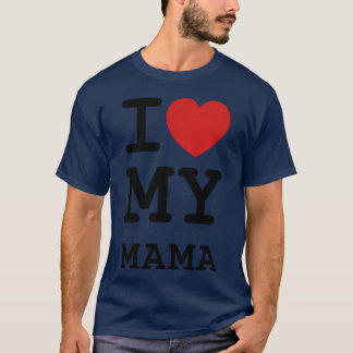 Ich liebe meine Mama Mädchen T-Shirt