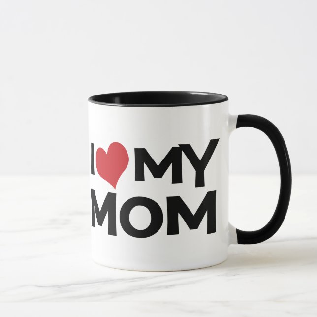 Ich Liebe meine Mama Muttertag Tasse (Rechts)
