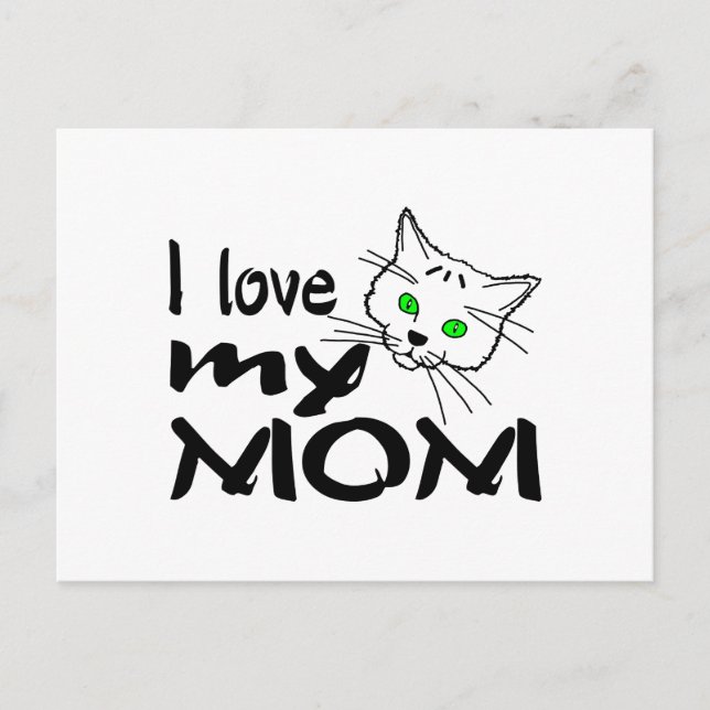 Ich Liebe meine Mama Postkarte (Vorderseite)