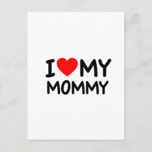 Ich Liebe meine Mama Postkarte