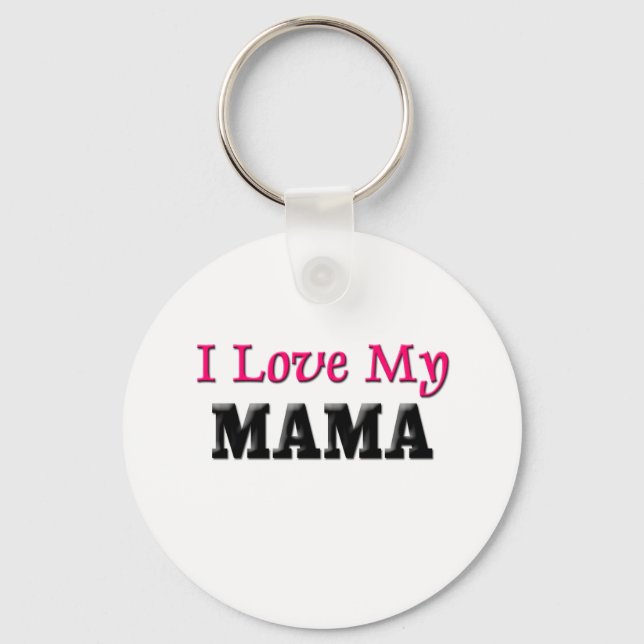 Ich Liebe meine Mama Schlüsselanhänger (Vorderseite)