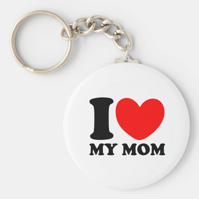 Ich Liebe meine Mama Schlüsselanhänger (Vorne)