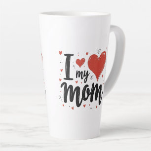 Ich liebe meine Mama, süße Herz Kinder  Milchtasse