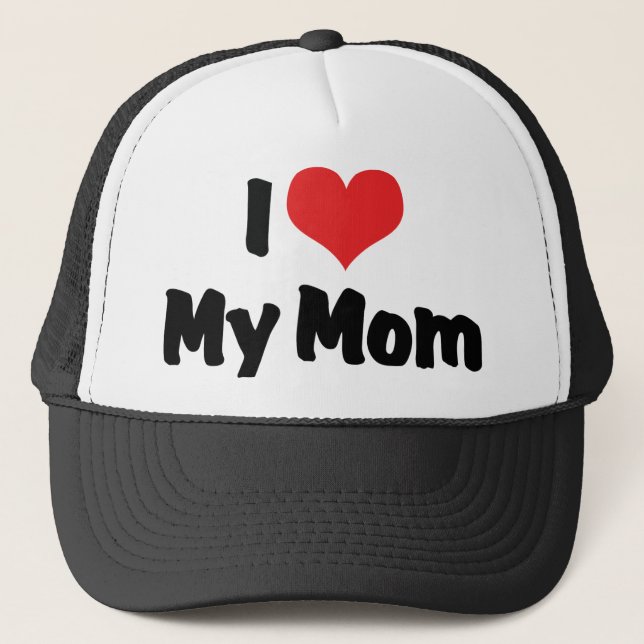 Ich Liebe meine Mama Truckerkappe (Vorderseite)