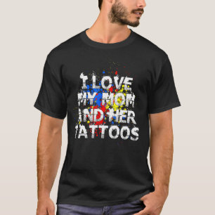 Ich Liebe meine Mama und ihre Tattoos Splatoon Tin T-Shirt