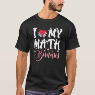 Ich Liebe meine Mathe Bunnies Osterlehrer Happy Os T-Shirt