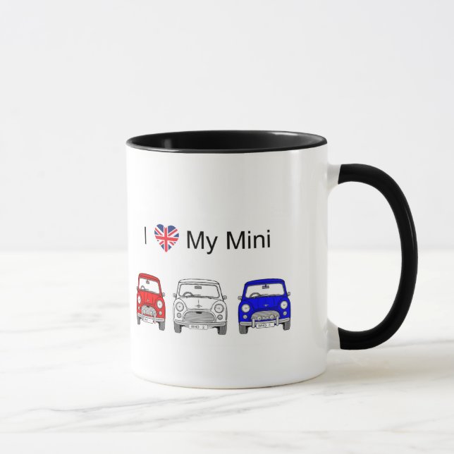 Ich Liebe meine Mini-Multi-Tasse Tasse (Rechts)