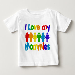 Ich Liebe meine Mommies Baby T-shirt