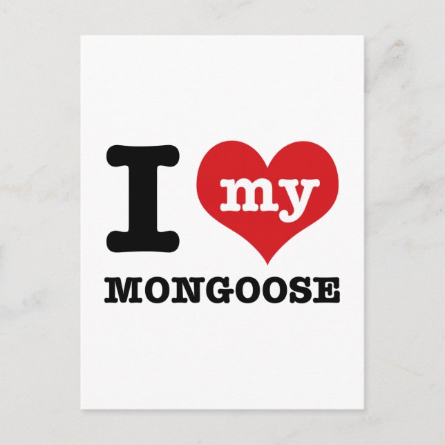 Ich Liebe meine Mongolin Postkarte (Vorderseite)