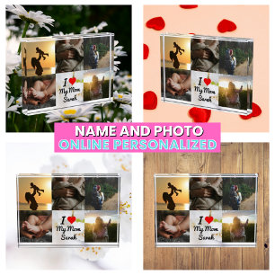 Ich liebe meine Mutter Foto-Collage Fotoblock