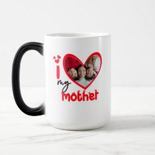 Ich Liebe meine Mutter Foto Geschenk Kaffee Tasse