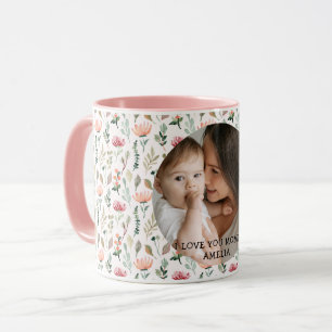 Ich liebe meine Mutter Grünpflanzen Blumen Mutter Tasse