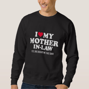 Ich Liebe meine Mutter im Jura ein großes Herz für Sweatshirt
