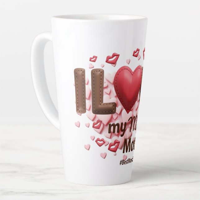 Ich Liebe meine Mutter Milchtasse (Linke Ecke)