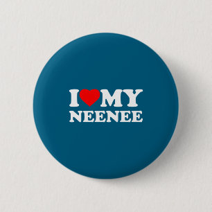 Ich liebe meine Neenee Herz Familie Oma Nee-nee La Button