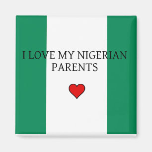 Ich Liebe meine nigerianischen Eltern Magnet