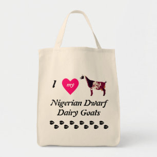 Ich Liebe meine nigerianischen Zwergeiser Tragetasche