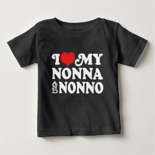 Ich Liebe Meine Nonna und Nonno Baby T-shirt