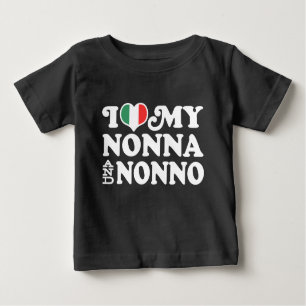 Ich Liebe Meine Nonna und Nonno Baby T-shirt
