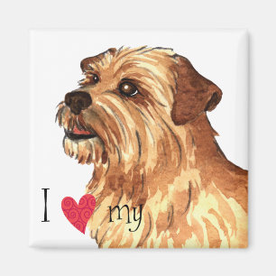 Ich Liebe meine Norfolk Terrier Magnet