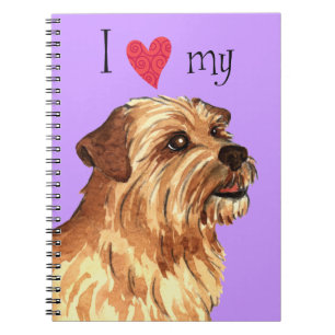 Ich Liebe meine Norfolk Terrier Notizblock