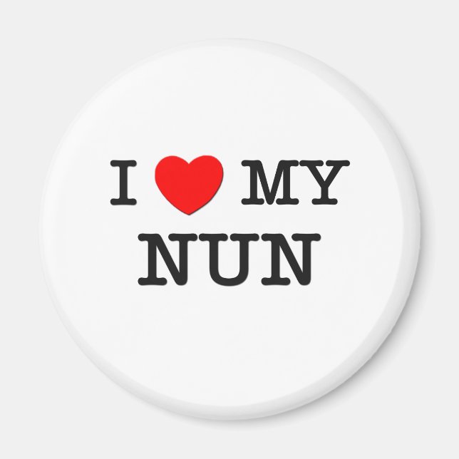 Ich Liebe meine NUN Magnet (Vorne)