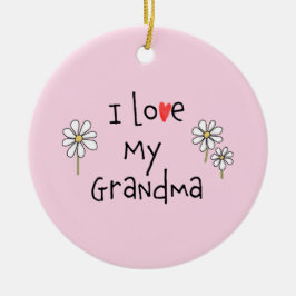 Ich Liebe meine Oma Foto Keramik Ornament