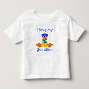 Ich Liebe meine Oma (Jungfrau-Ducky) Kleinkind T-shirt